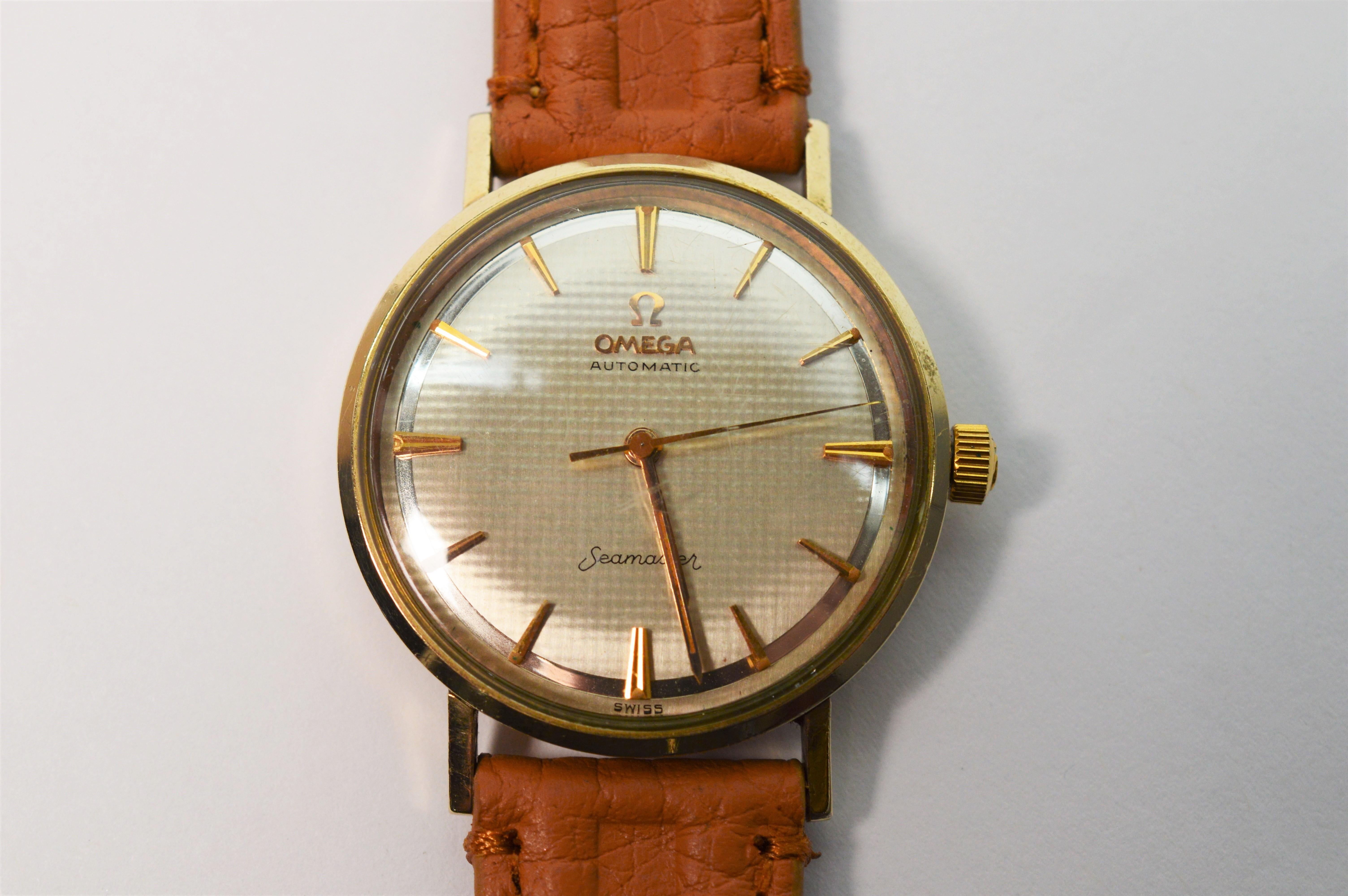 Vintage Men's Omega Seamaster Automatic Wristwatch   2