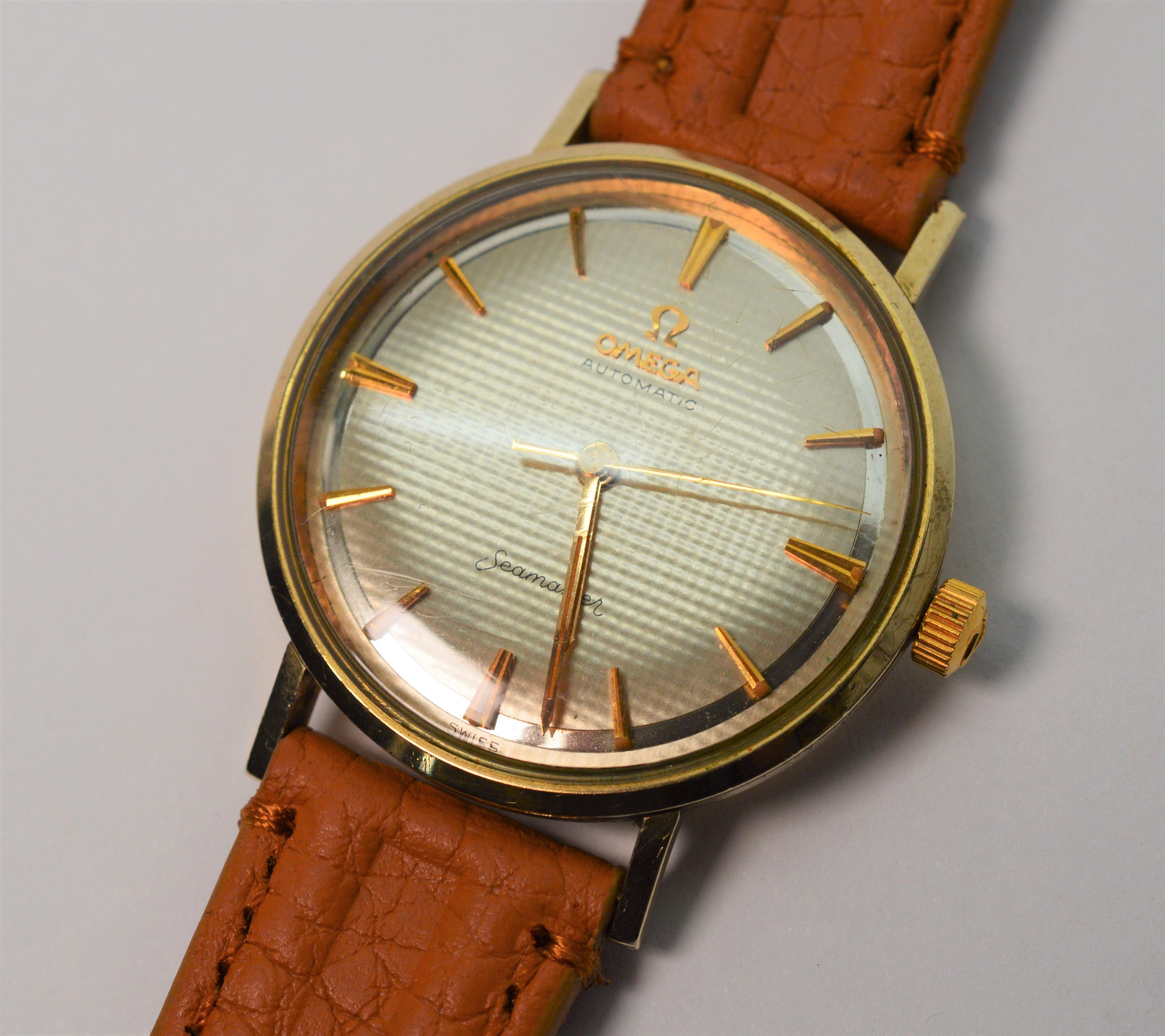 Vintage Herren Omega Seamaster Automatik-Armbanduhr 6