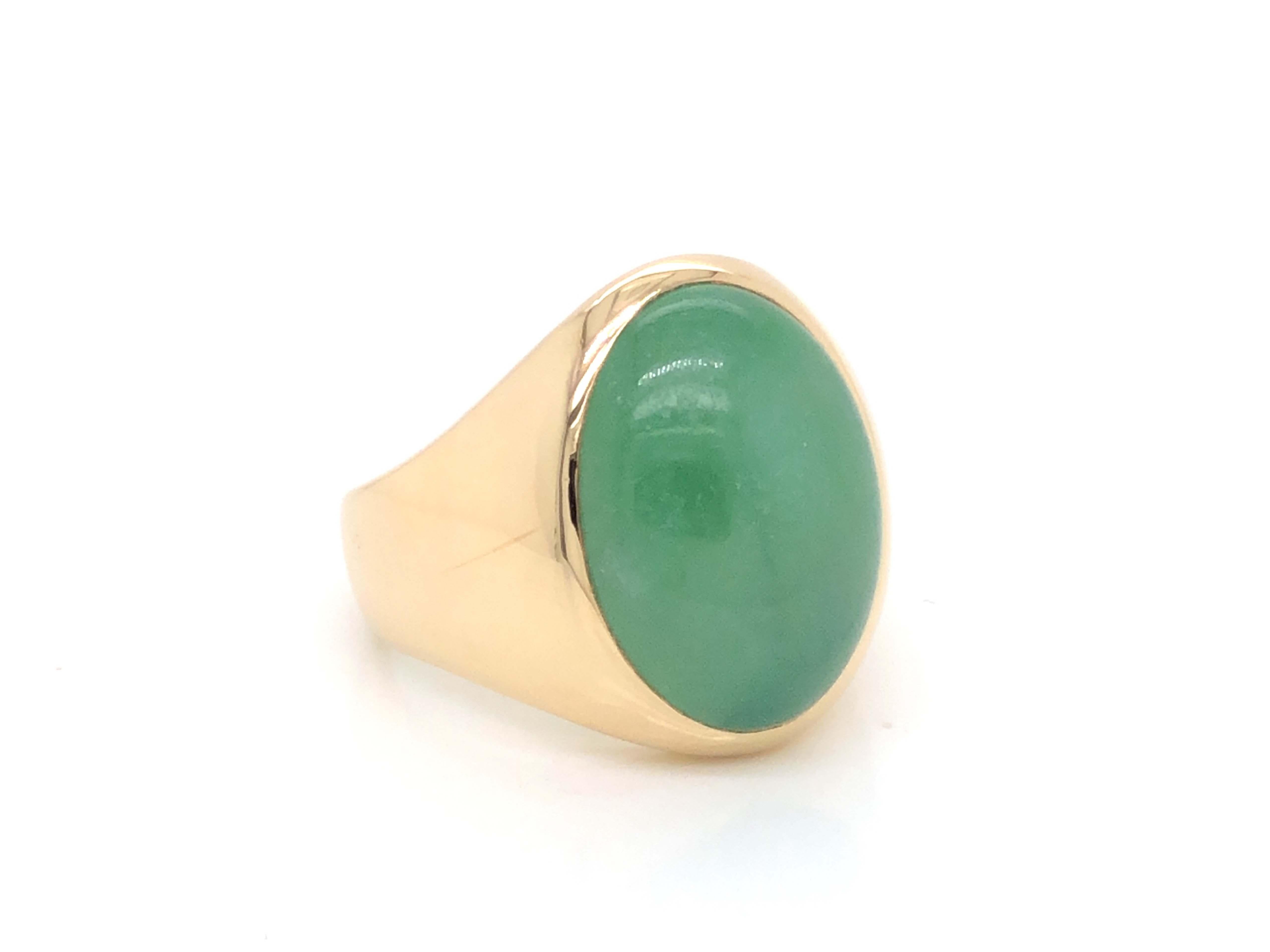large jade ring
