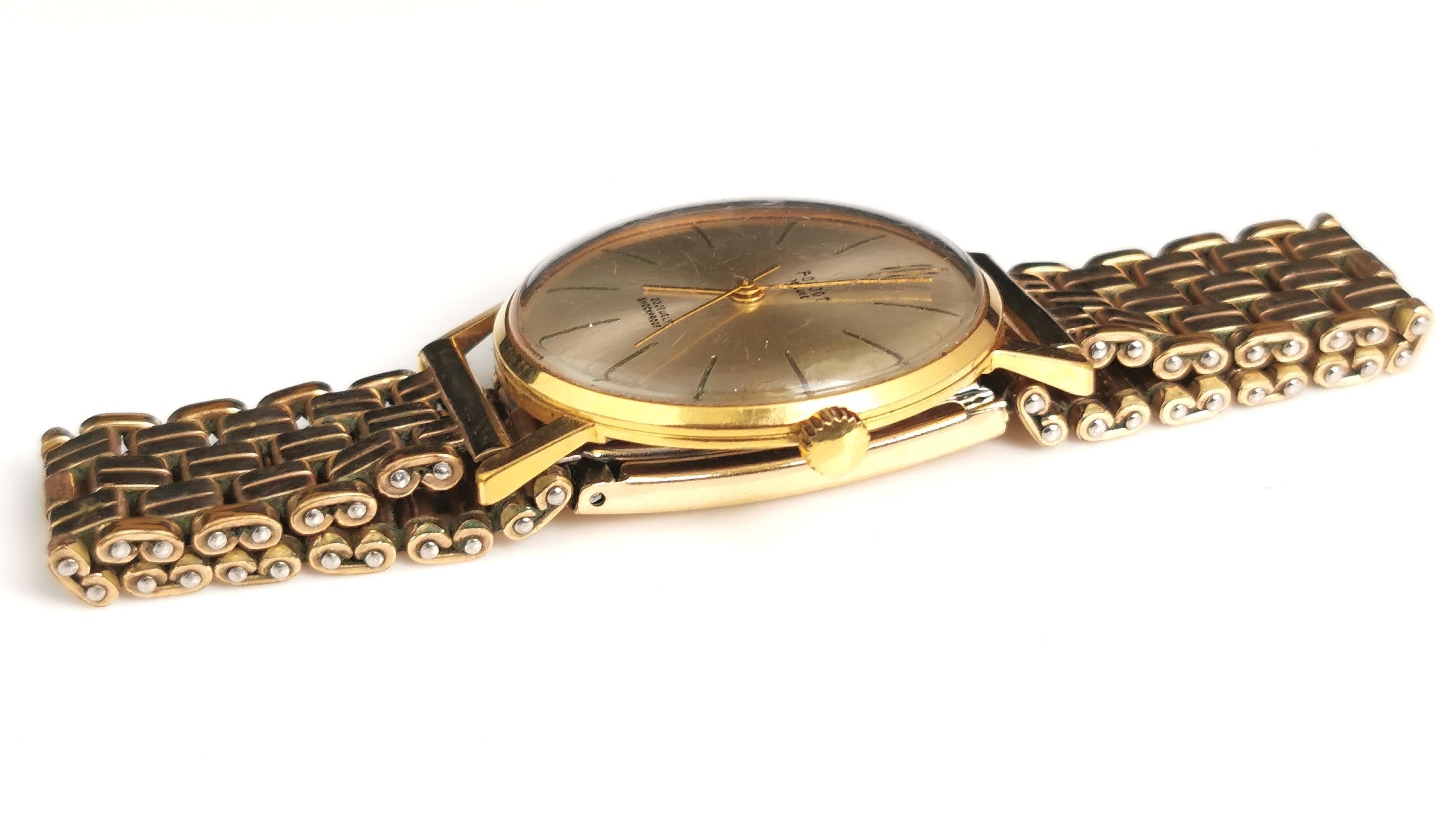 Vintage Mens Poljot wristwatch, rolled gold, C1960s  3