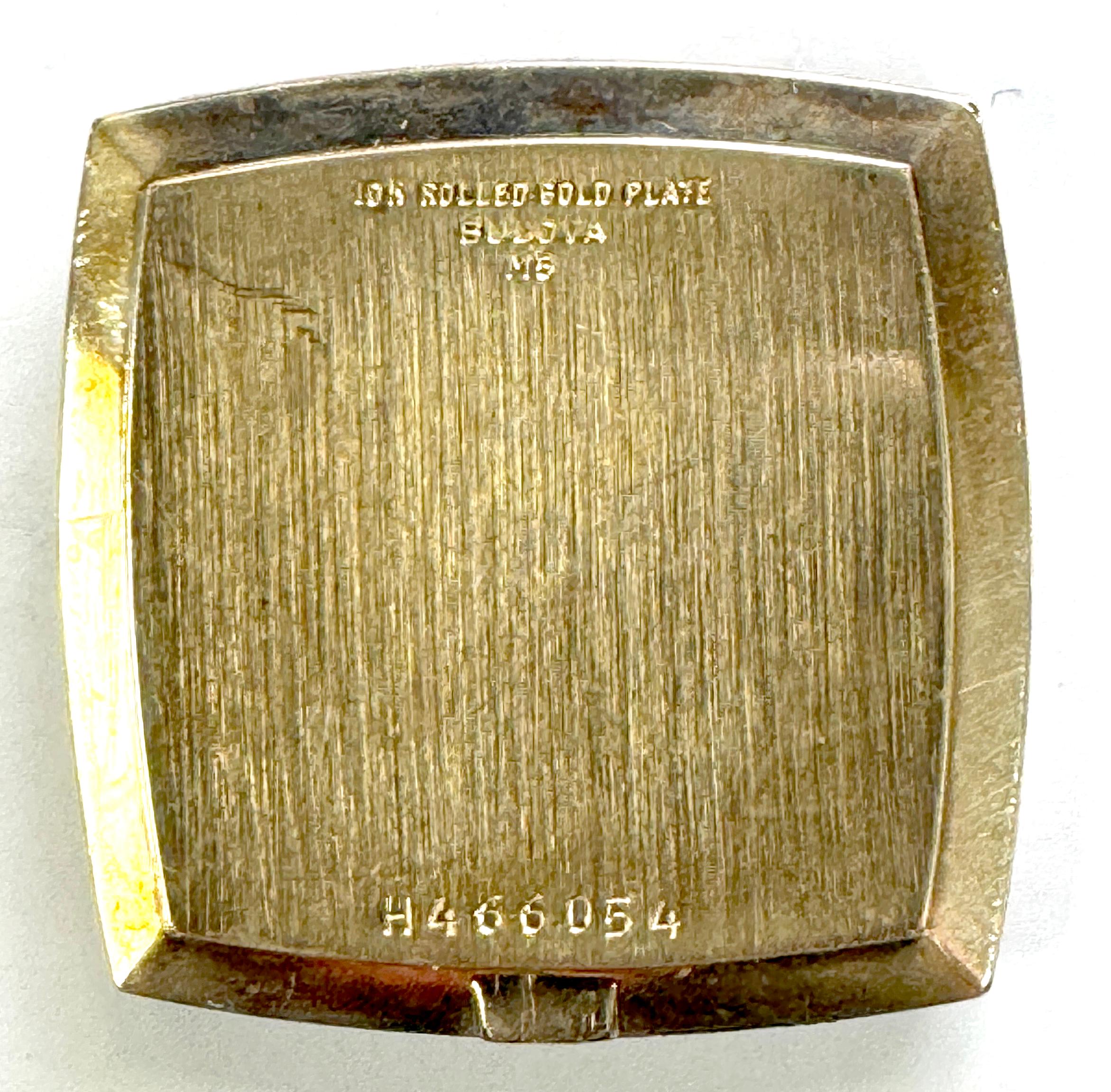 Vintage Mens Unique Bulova Armbanduhr Handaufzug Antik Retro 1950er Jahre im Angebot 1