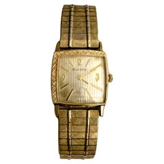 Orologio da polso vintage da uomo unico Bulova a carica manuale antico retrò anni '50