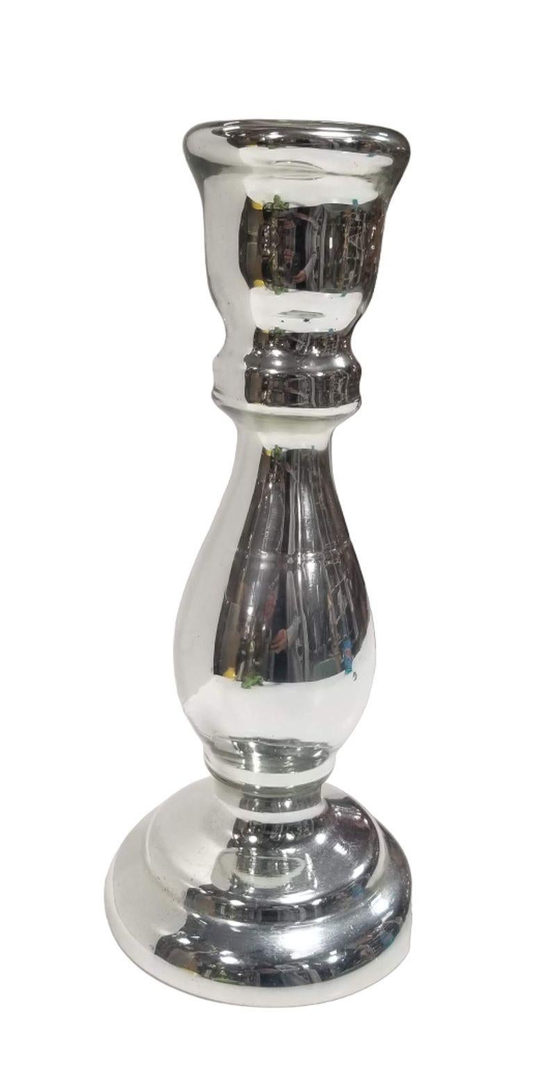 Vintage Quecksilberglas-Kerzenhalter im Zustand „Hervorragend“ im Angebot in Van Nuys, CA