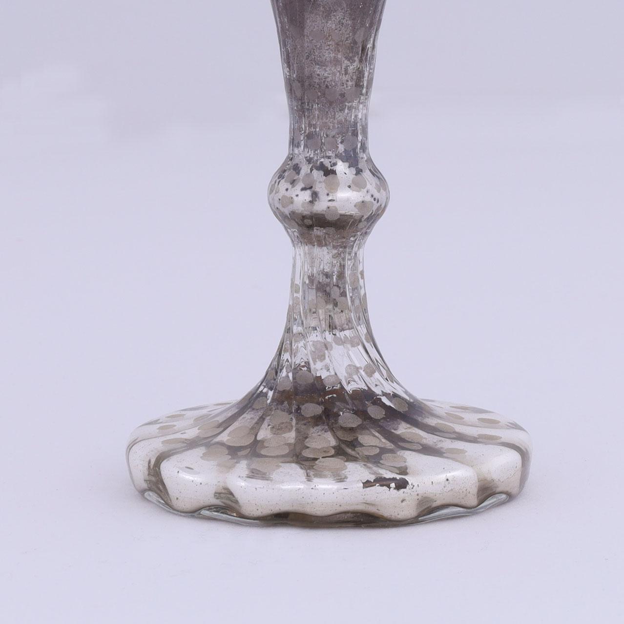 Vintage Mercury Glas Flöte oder Champagner Glas (Kanadisch) im Angebot
