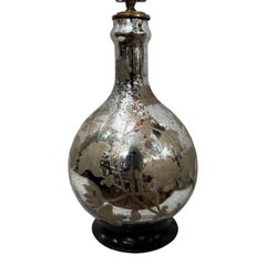 Vintage Mercury Glass Lamp