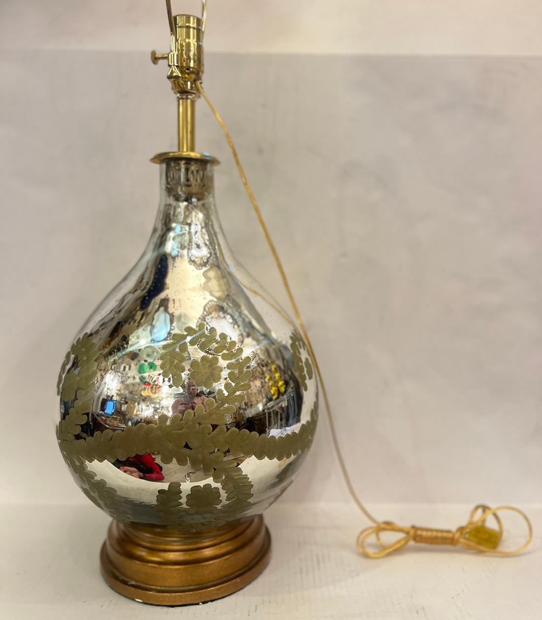 Vetro mercurizzato Lampada in vetro di mercurio vintage in vendita