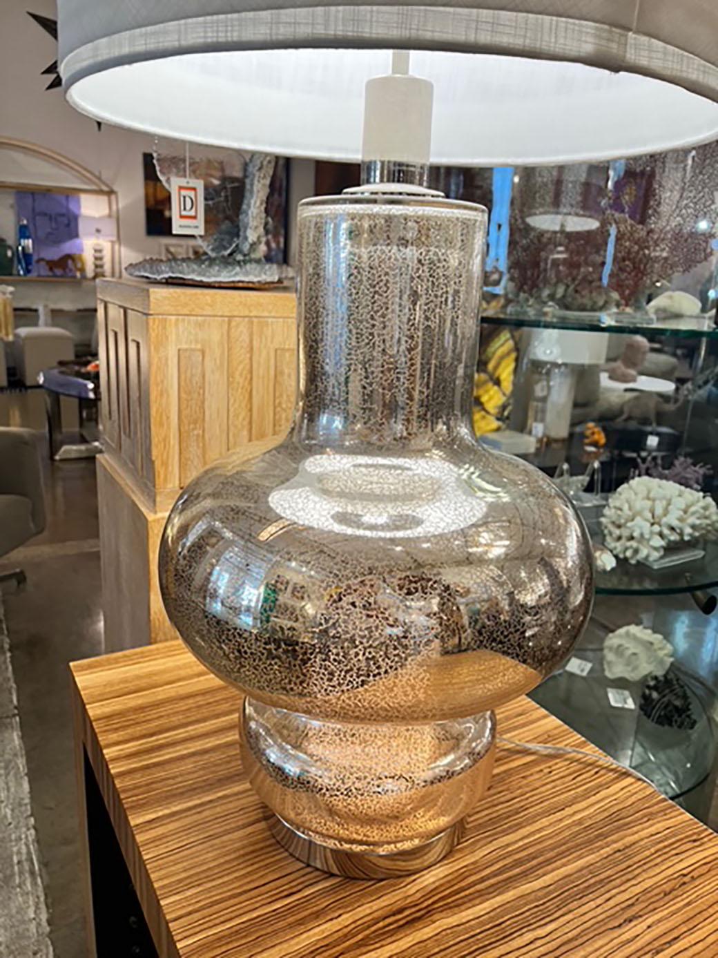Vintage Mercury Glass Lamps For Sale 2