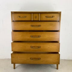 Vintage "Meridian" Highboy Dresser by Drexel Furniture