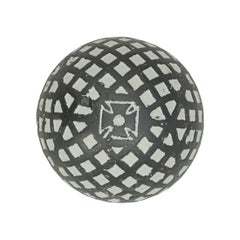 Vintage Mesh Pattern Golf Ball, Rubber Core Maltese Cross, circa 1920
