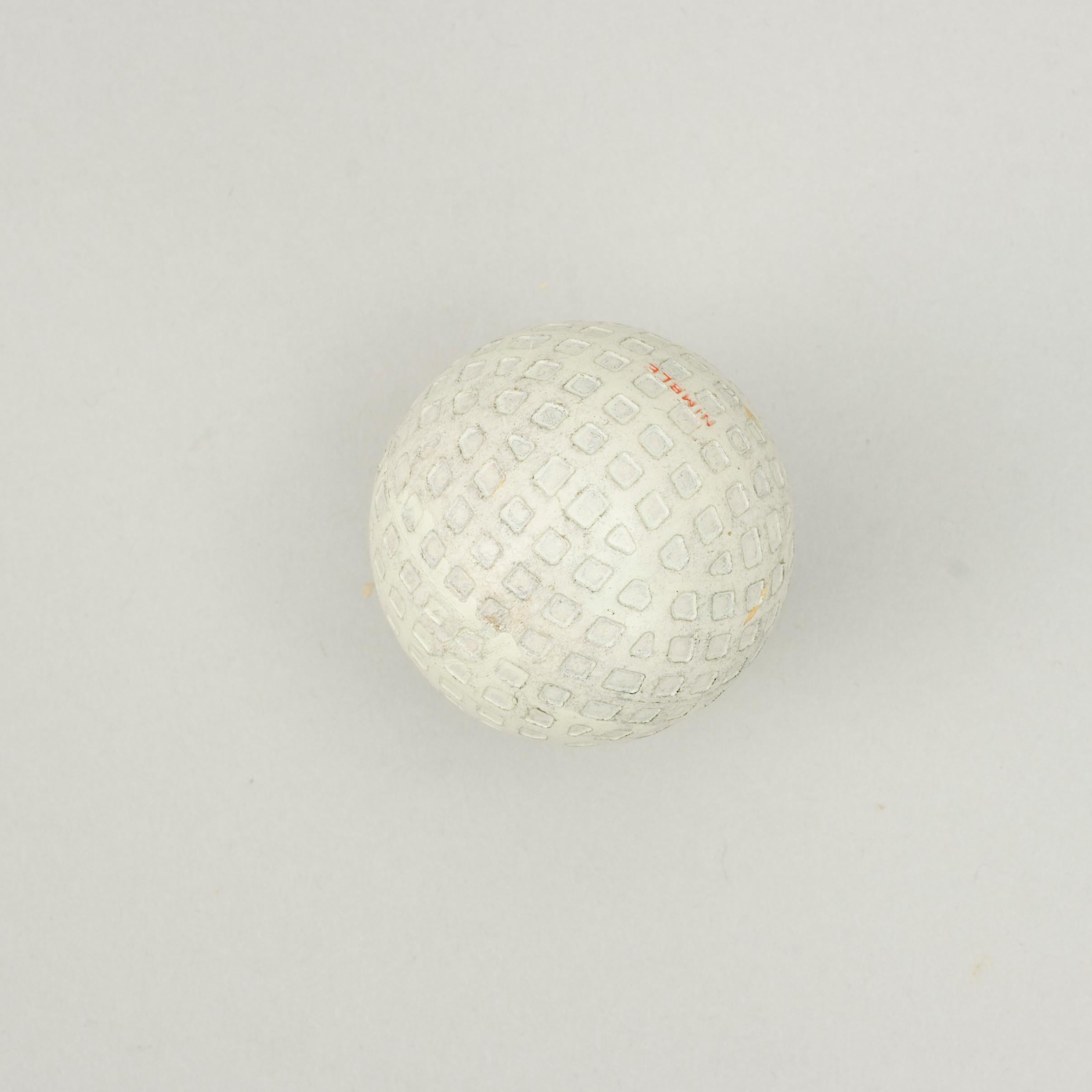 Vintage Mesh Pattern, Nimble Golf Ball, by Spalding In Good Condition In Oxfordshire, GB