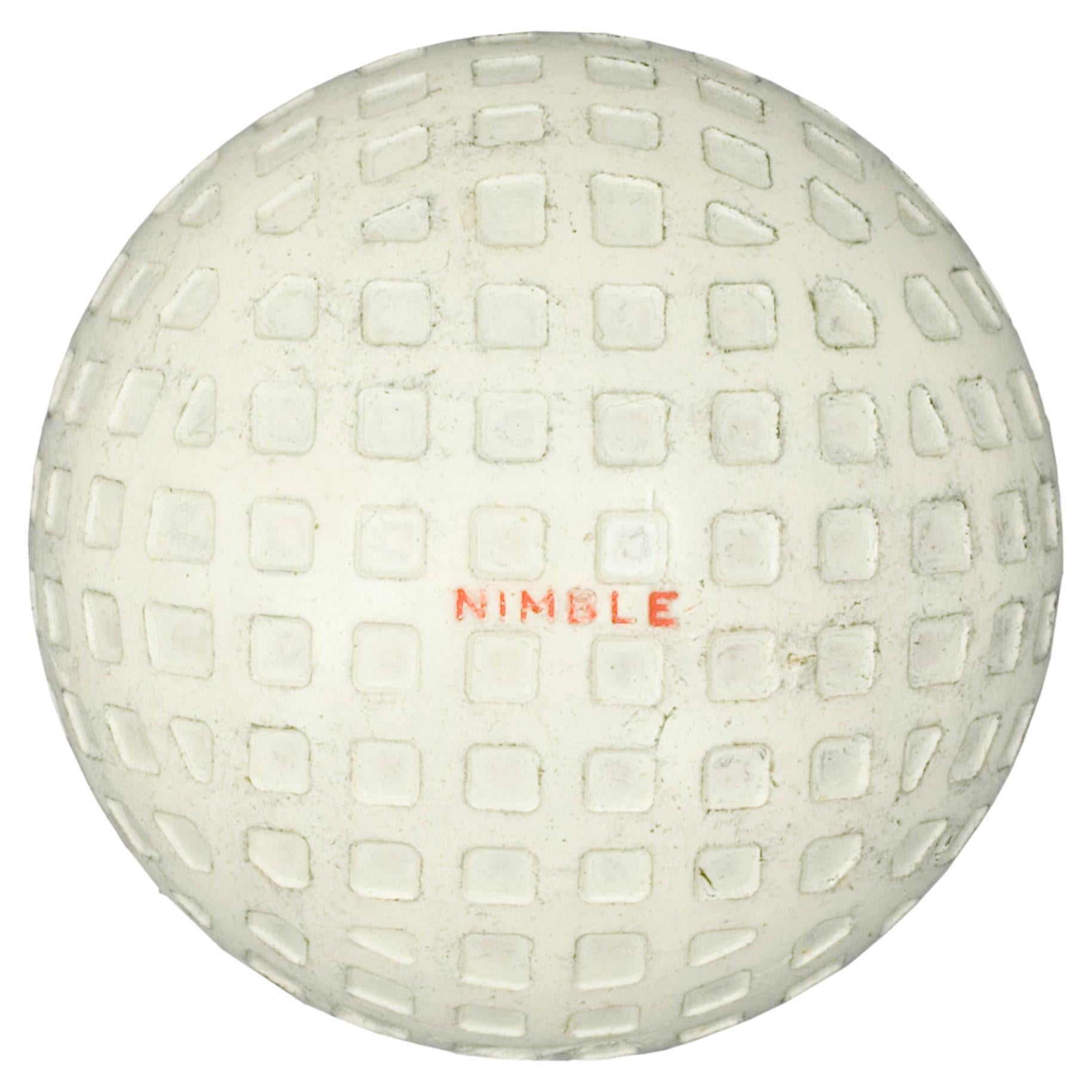 Vintage Mesh Pattern, Nimble Golf Ball, by Spalding