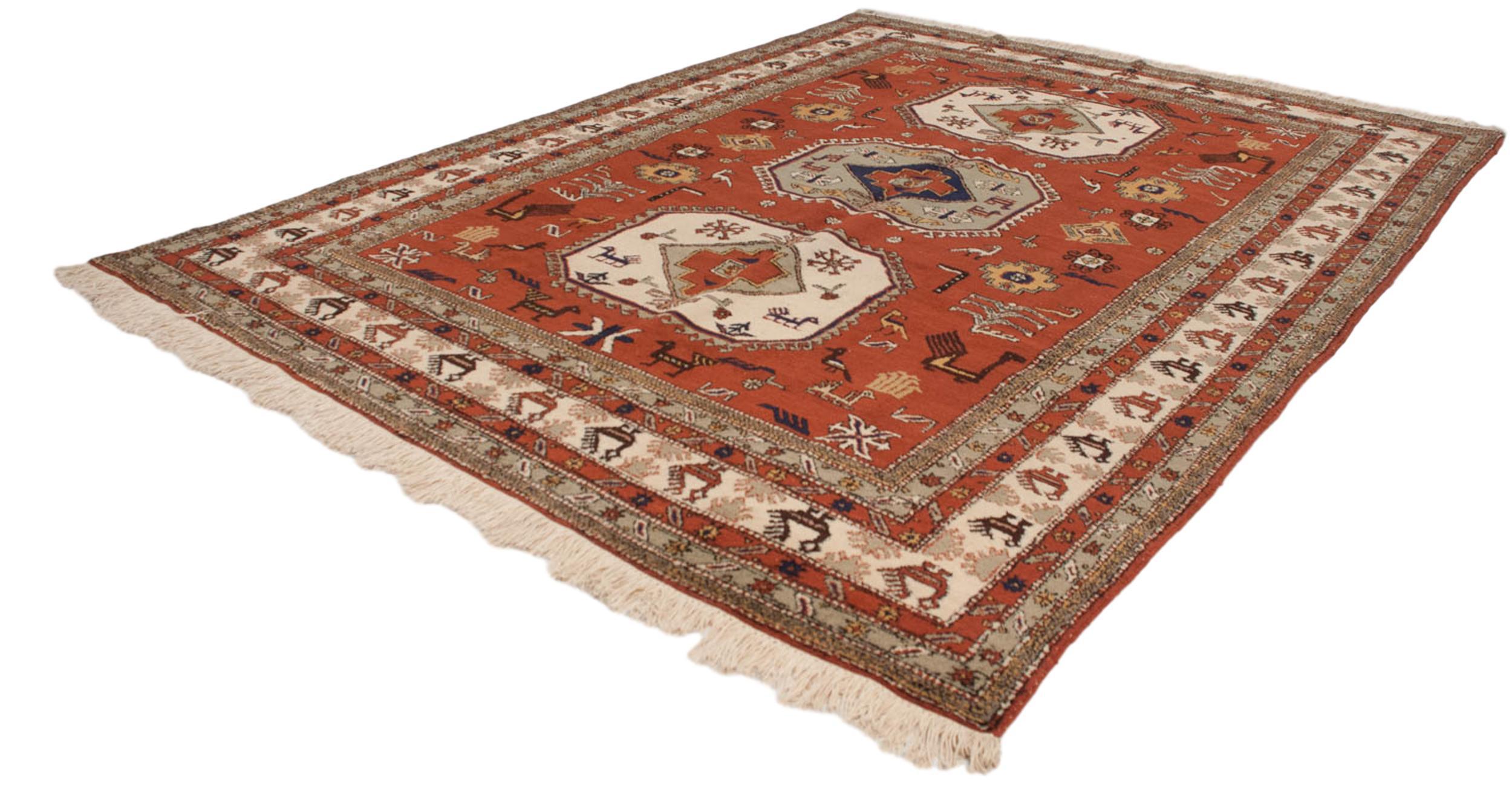 Wool Vintage Meshkin Carpet For Sale