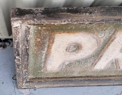 Vintage Metal and Wood Store Prop Produce Sign