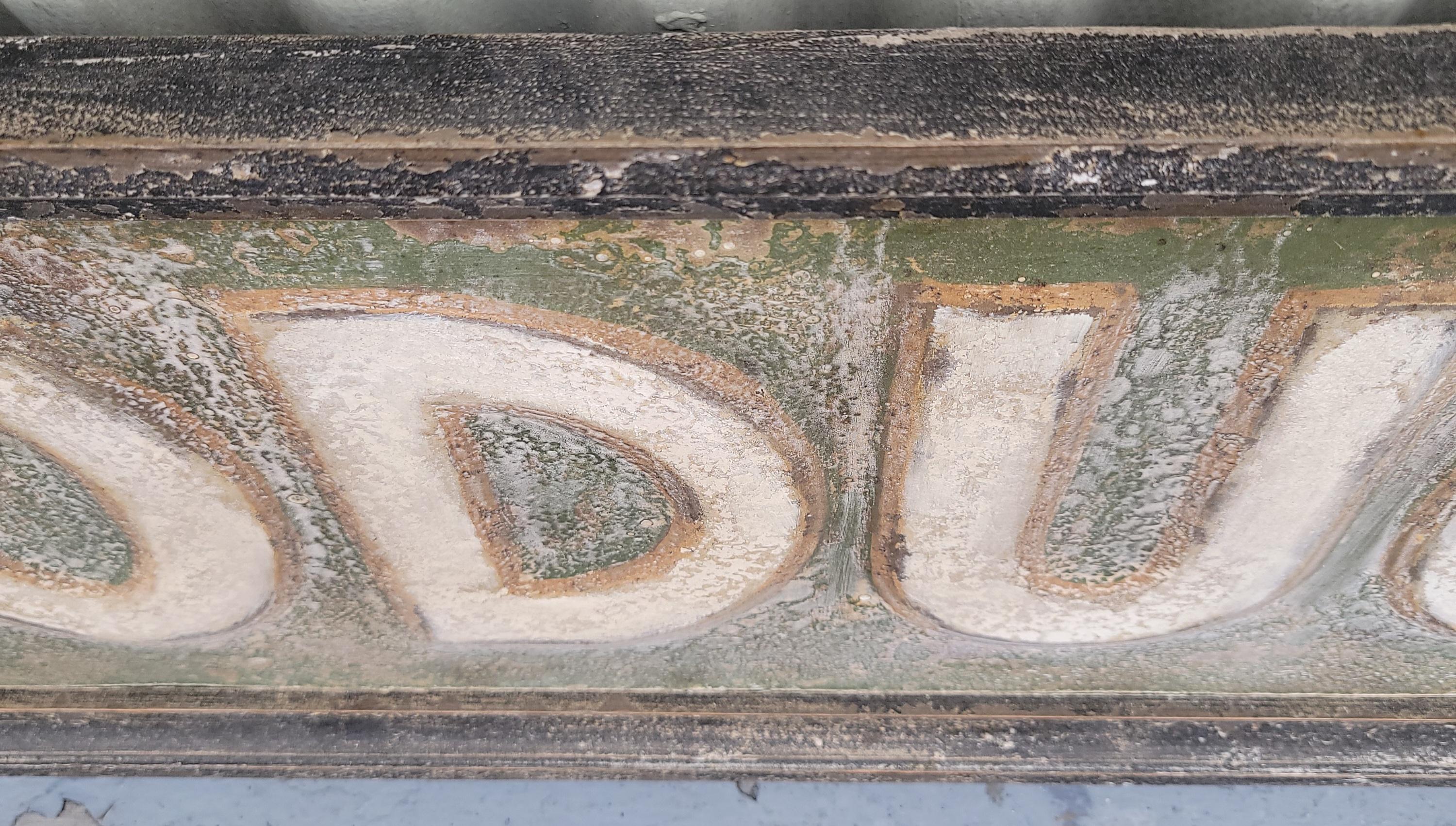 20th Century Vintage Metal and Wood Store Prop Produce Sign