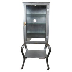 Vintage Metal Apothecary Cabinet