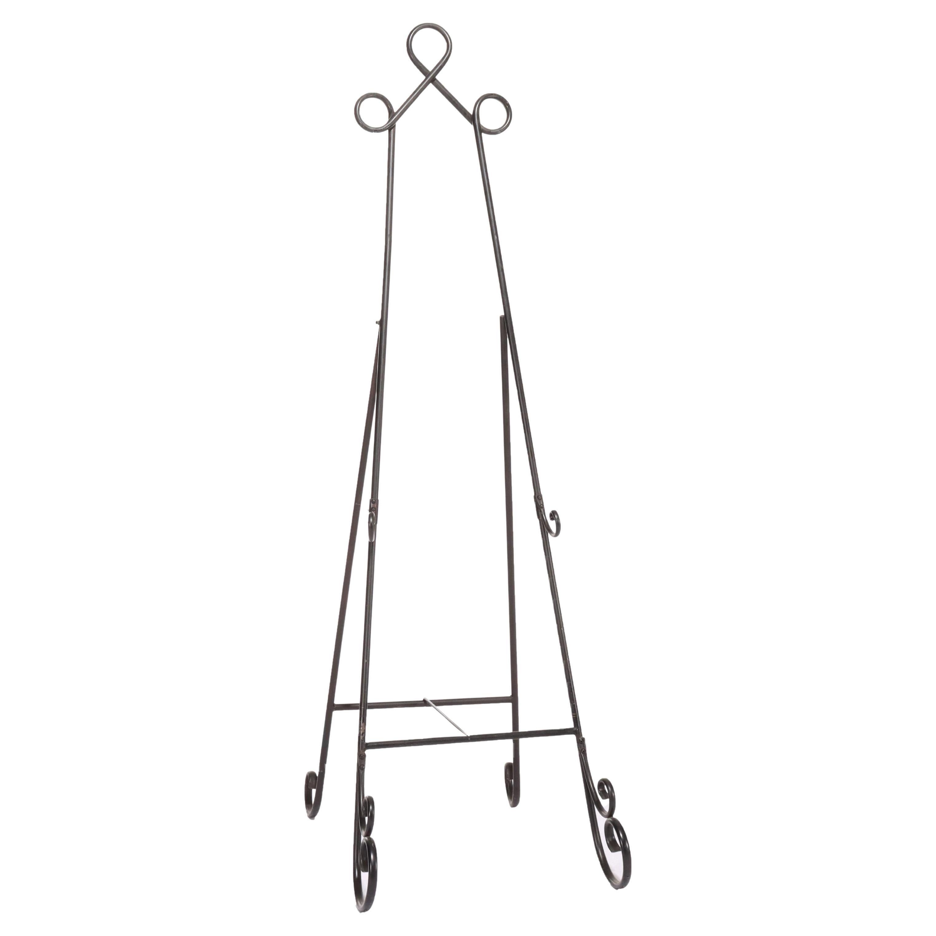 Vintage Metal Art Display Easel 20thC