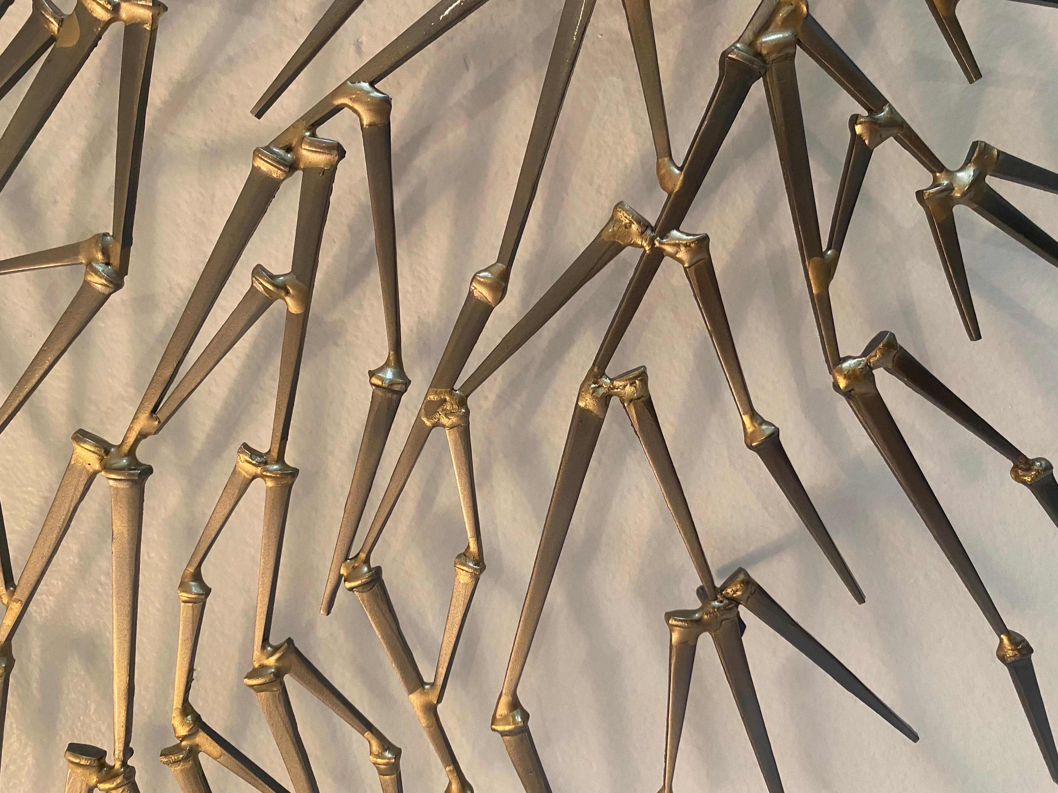 vintage metal artwork