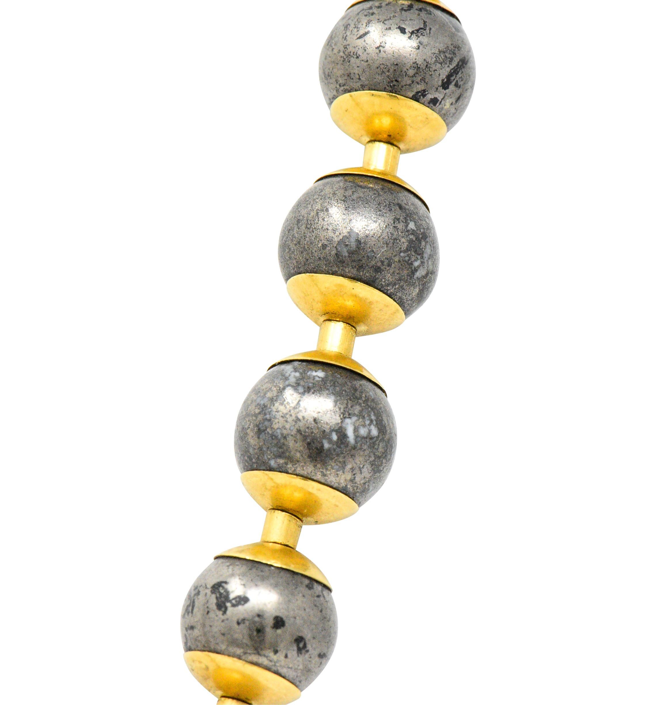 metal ball necklace