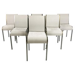 Vintage Metal Belgian Dining Chairs, 1990s