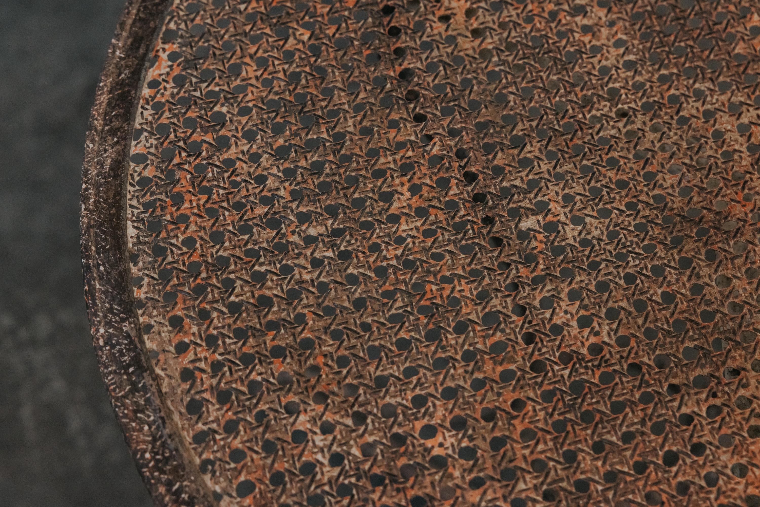 Milieu du XXe siècle Table de bistrot en métal vintage de France, Circa 1950 en vente