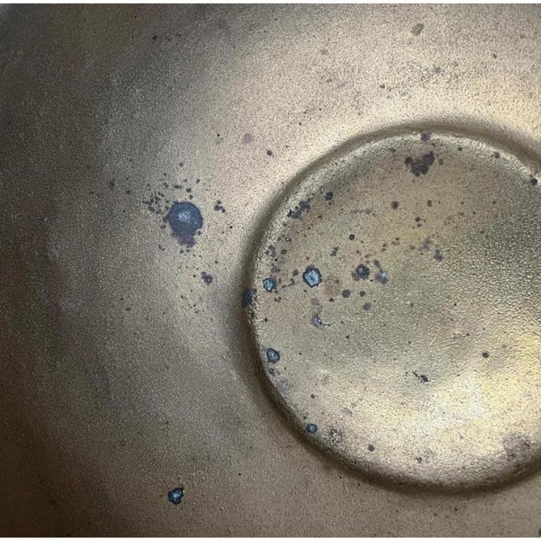 Vintage Metal Bowl from Scandia Present, 1970s For Sale 7