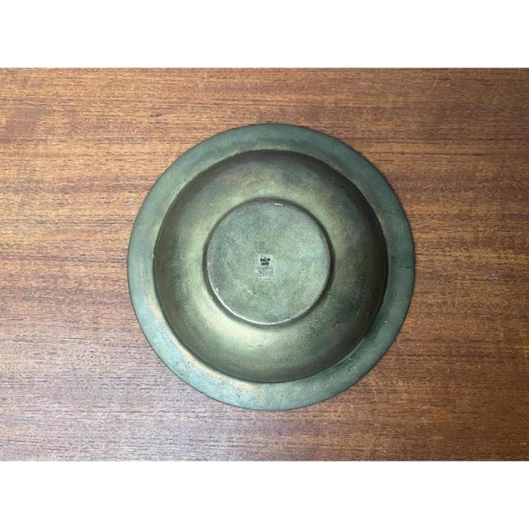 Vintage Metal Bowl from Scandia Present, 1970s For Sale 8
