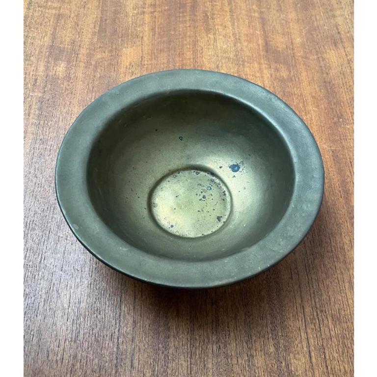 20th Century Vintage Metal Bowl from Scandia Present, 1970s For Sale