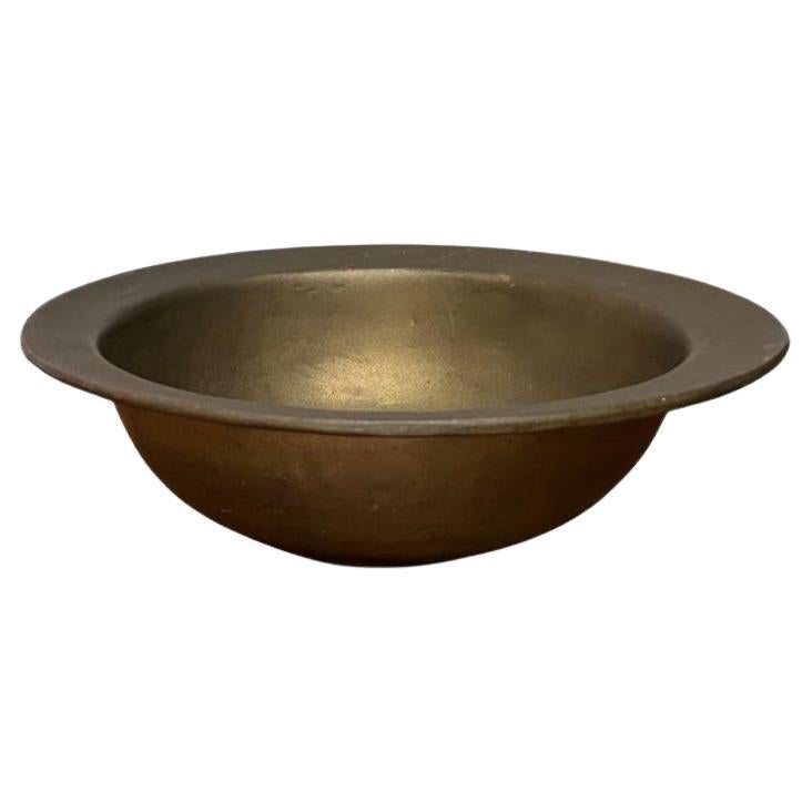 Vintage Metal Bowl from Scandia Present, 1970s