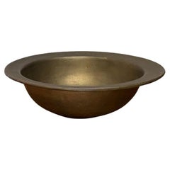 Vintage Metal Bowl from Scandia Present, 1970s