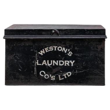 Metal Storage British Box, England, 1930s For Sale