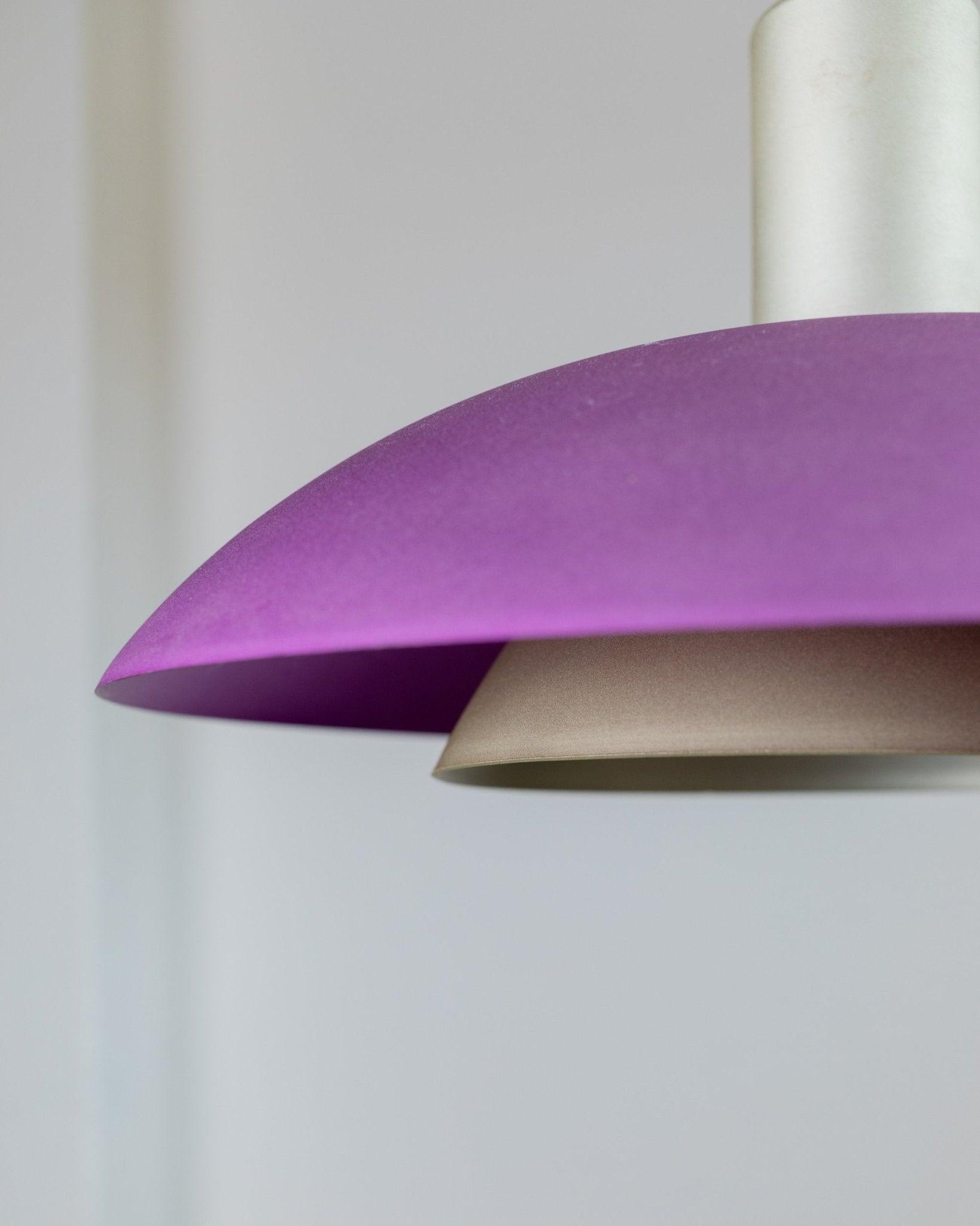 Postmoderno Lampada da soffitto in metallo vintage stile Memphis postmoderno, anni '80 in vendita