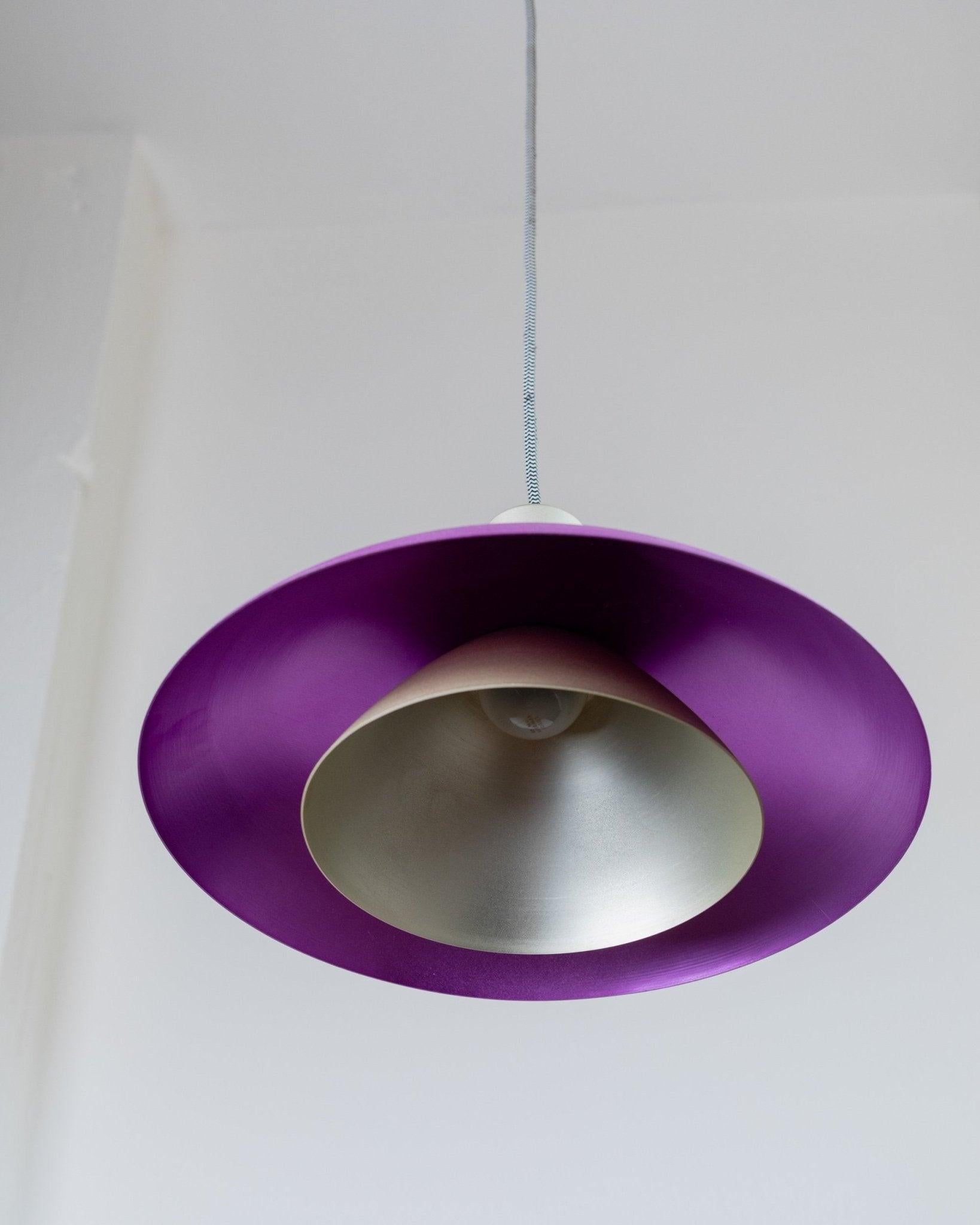 XX secolo Lampada da soffitto in metallo vintage stile Memphis postmoderno, anni '80 in vendita