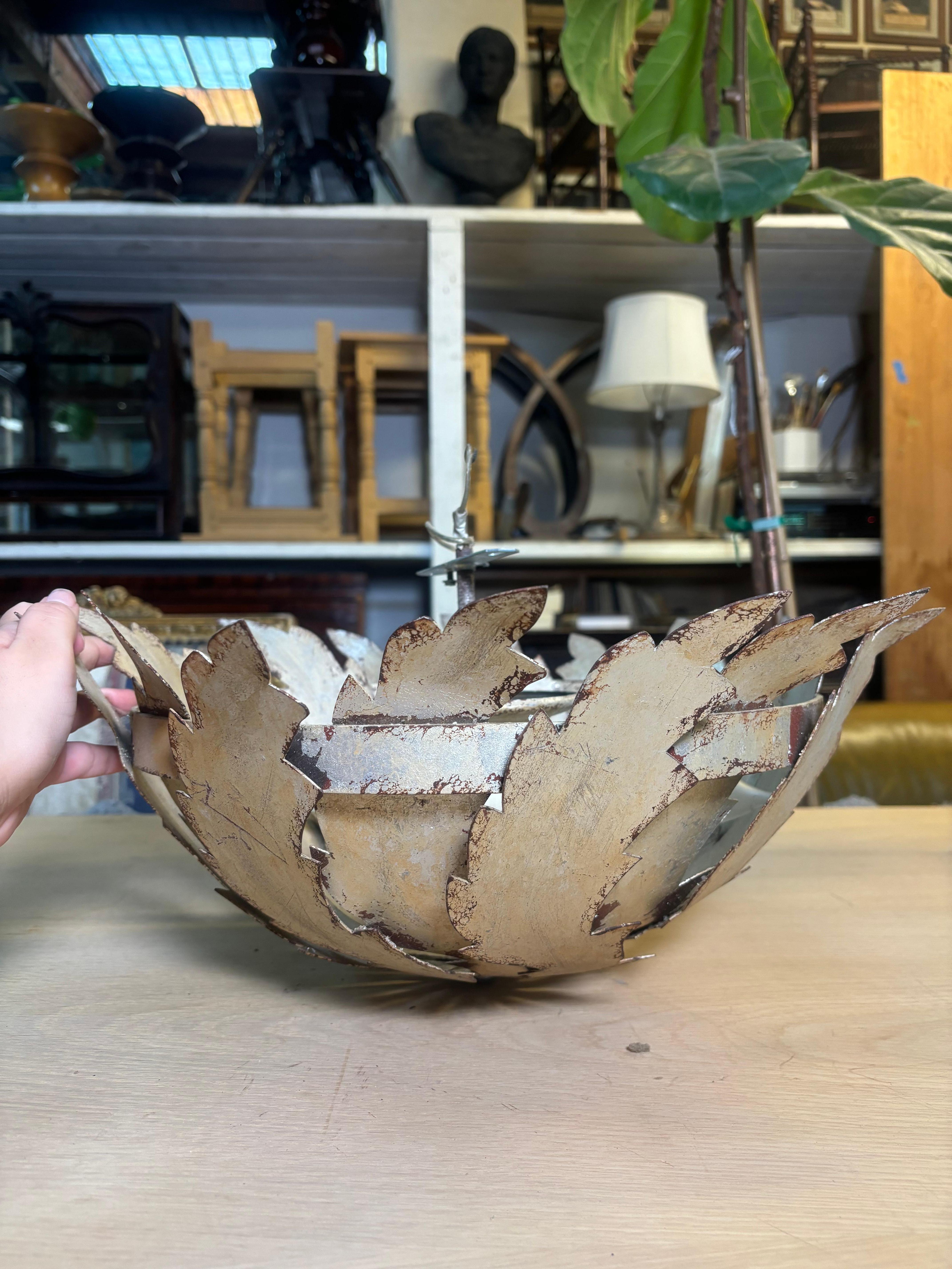 Lámpara de techo metálica vintage Pintado en venta