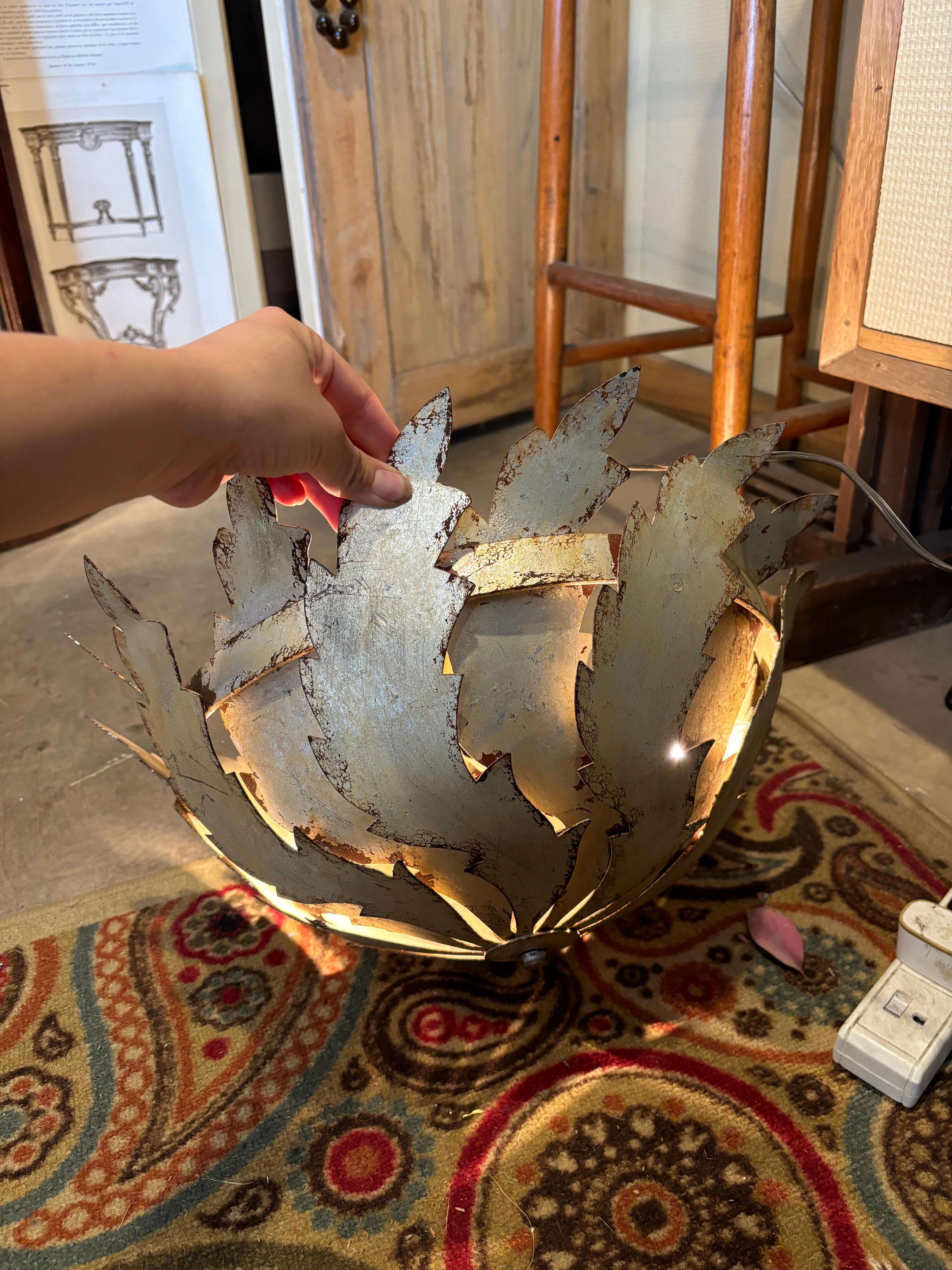 Lámpara de techo metálica vintage Siglo XXI y contemporáneo en venta