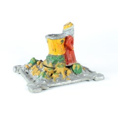 Vintage Metal Christmas Tree Stand, Czechoslovakia 1920s