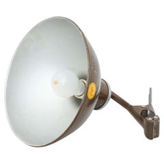 Vintage Metal Clamp Lamp, circa 1940 Vintage Metal Clamp Lamp, circa 1940