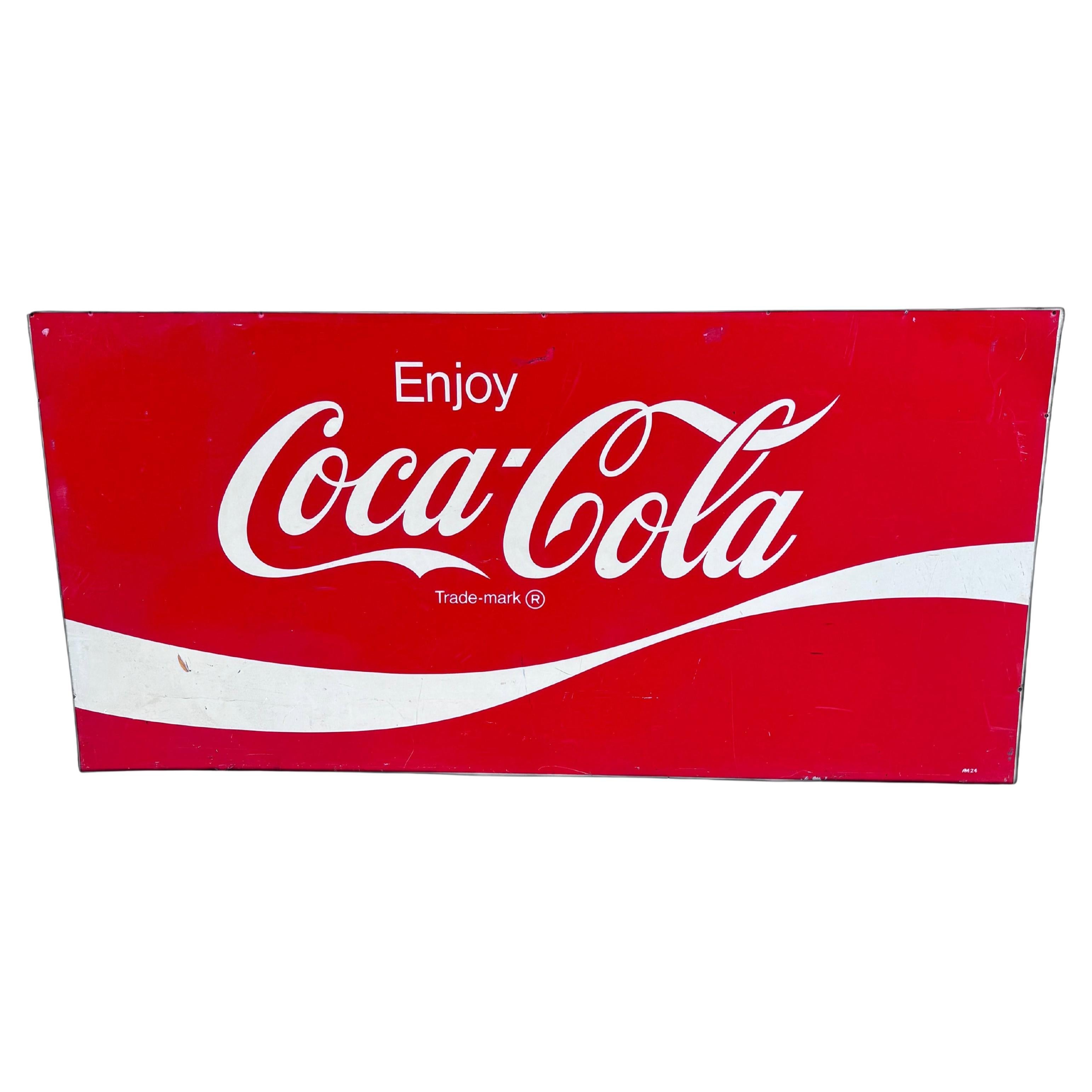 Vintage Metal Coca-Cola Sign