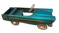 Vintage Metal “Dude Wagon” Pedal Car