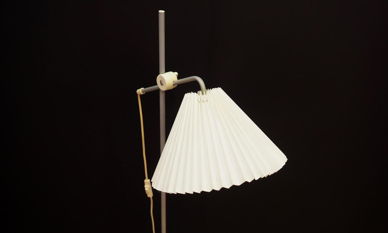 Scandinavian Modern Vintage Metal Floor Lamp Danish Design Retro, 1970s For Sale