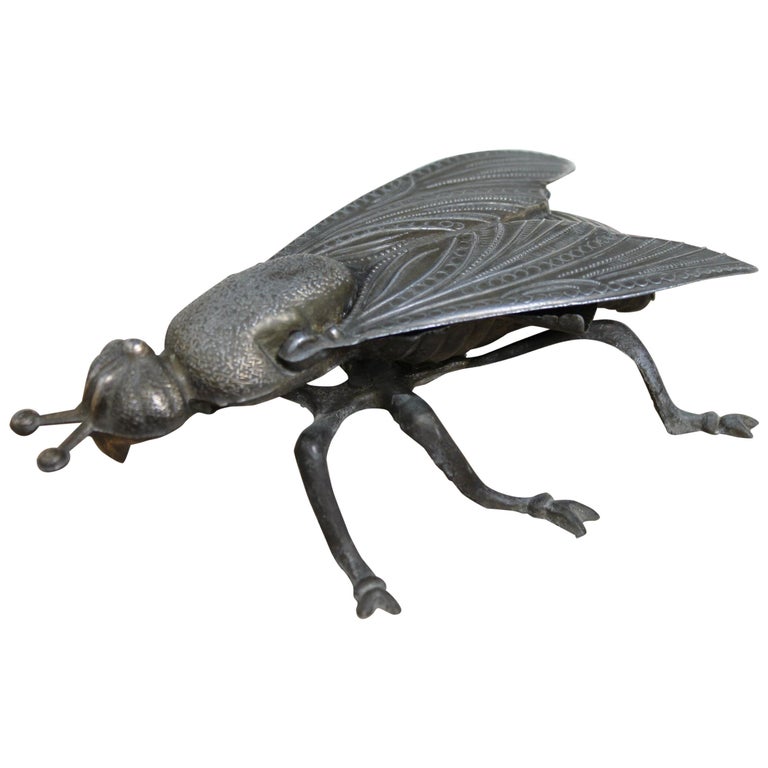 Vintage Metal Fly Ashtray, Fly Figurine, Mid20th Century at 1stDibs