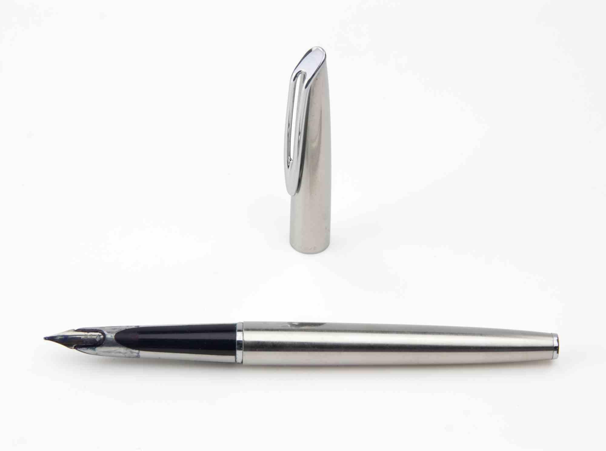 Estilográfica vintage de metal de Waterman, años 80 Italiano en venta