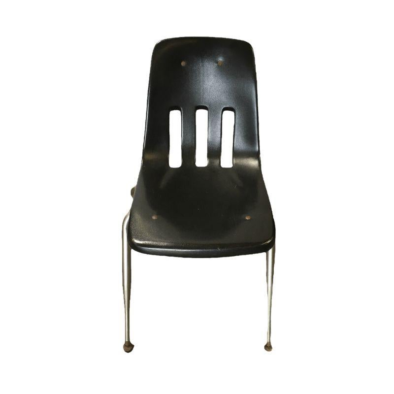 Vintage Metal Frame Chairs with Plastic Seats by Virco Marstest at