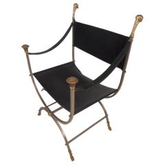 Vintage Metal-Framed Chair