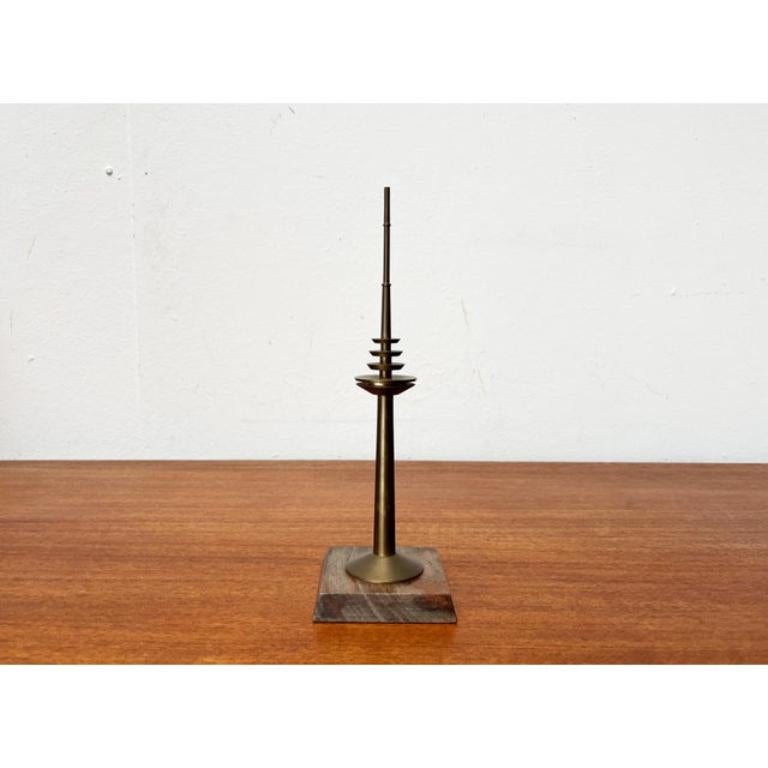 Vintage Metal Hamburg Telemichel TV Tower Model, 1970s For Sale 7