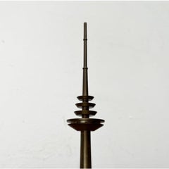 Vintage Metal Hamburg Telemichel TV Tower Model, 1970s