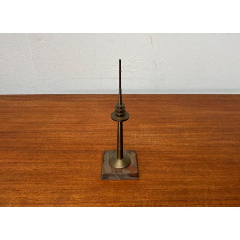 Vintage Metal Hamburg Telemichel TV Tower Model, 1970s For Sale 4