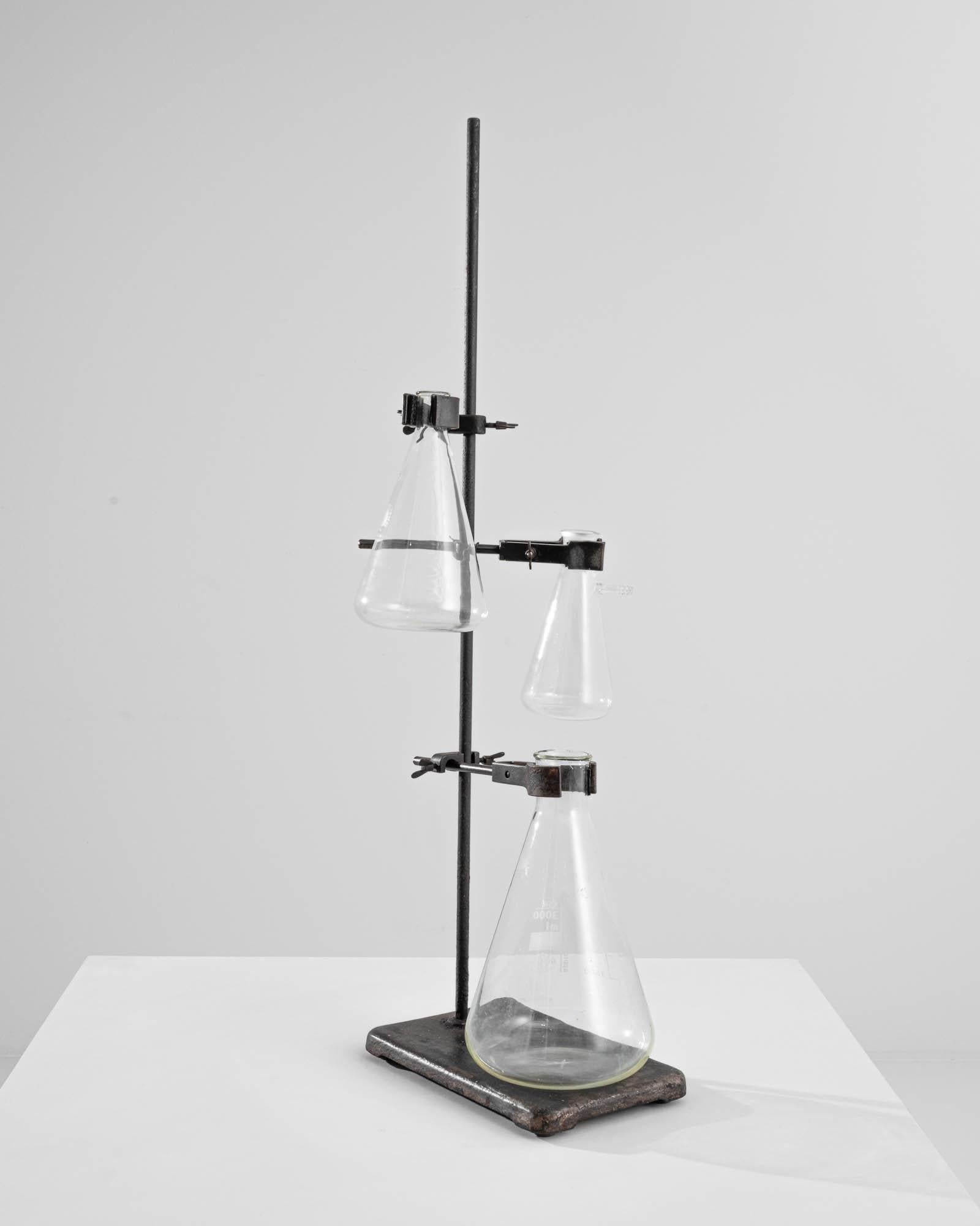 Industrial Vintage Metal Laboratory Beaker Stand
