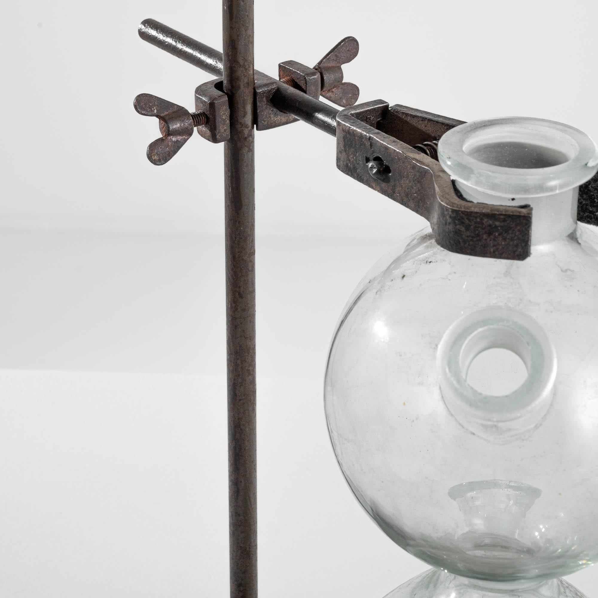 Vintage Metal Laboratory Beaker Stand 1