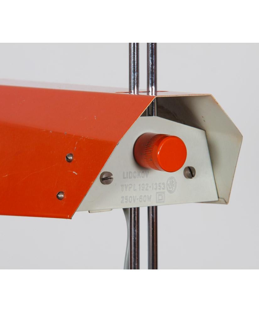 Lampe vintage en métal am designs par Josef Hurka, 1970 Bon état - En vente à MONTESSON, FR