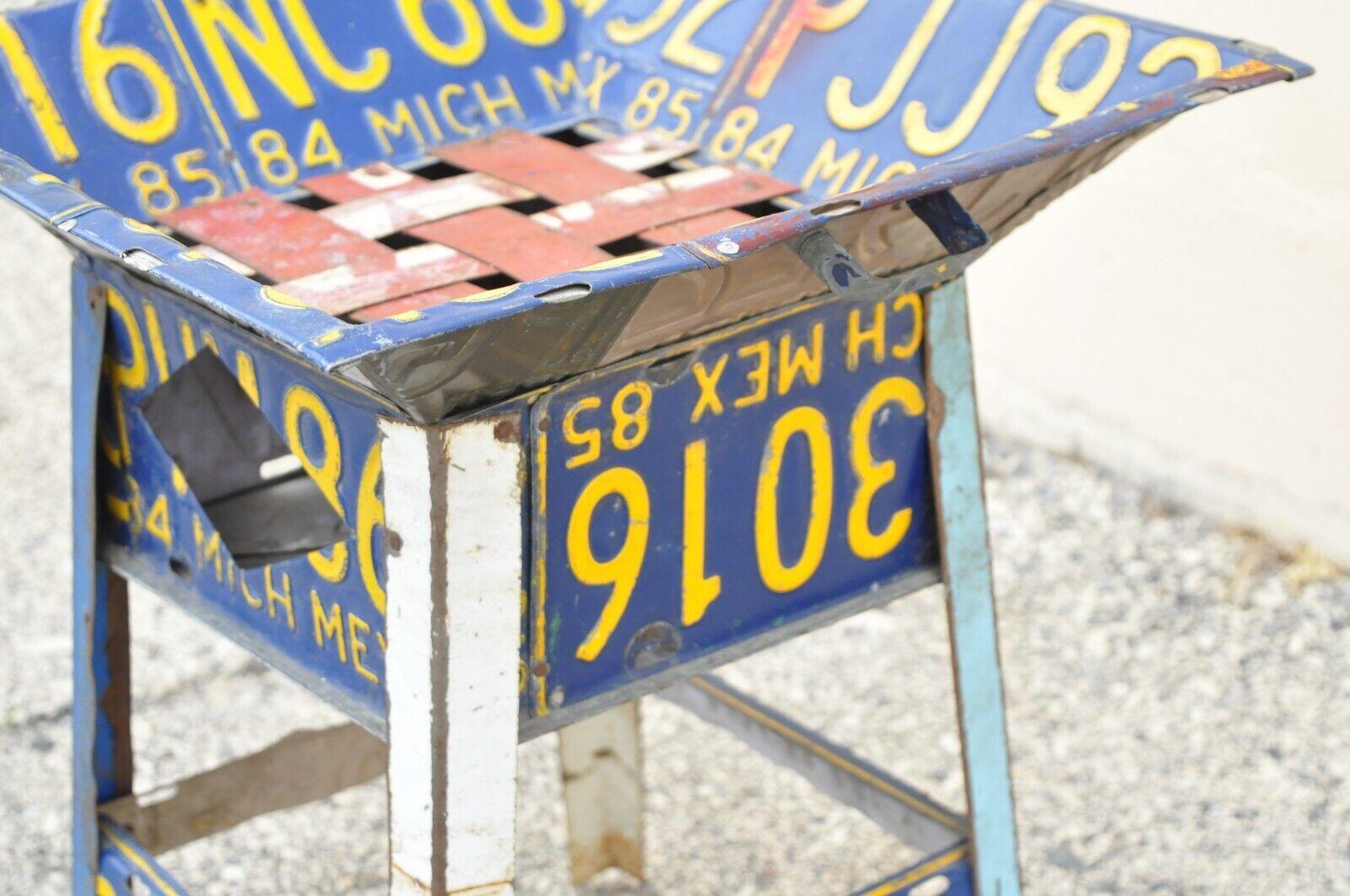 license plate table